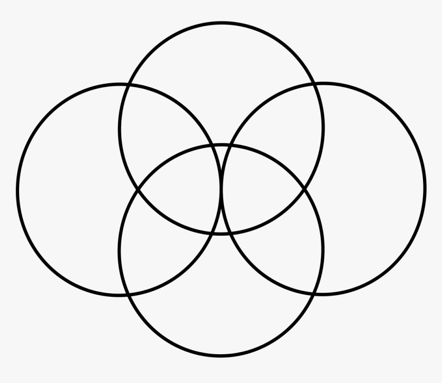 Four Circle Flower Of Life, HD Png Download , Transparent Png Image ...