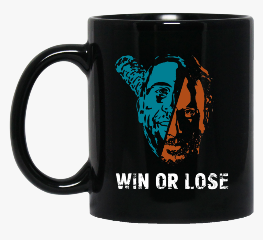 The Walking Dead Negan Rick Grimes Mug Win Or Lose - Alan In Space No One Can Hear You In Space, HD Png Download