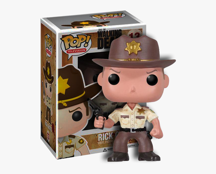 Pop The Walking Dead Rick Grimes, HD Png Download