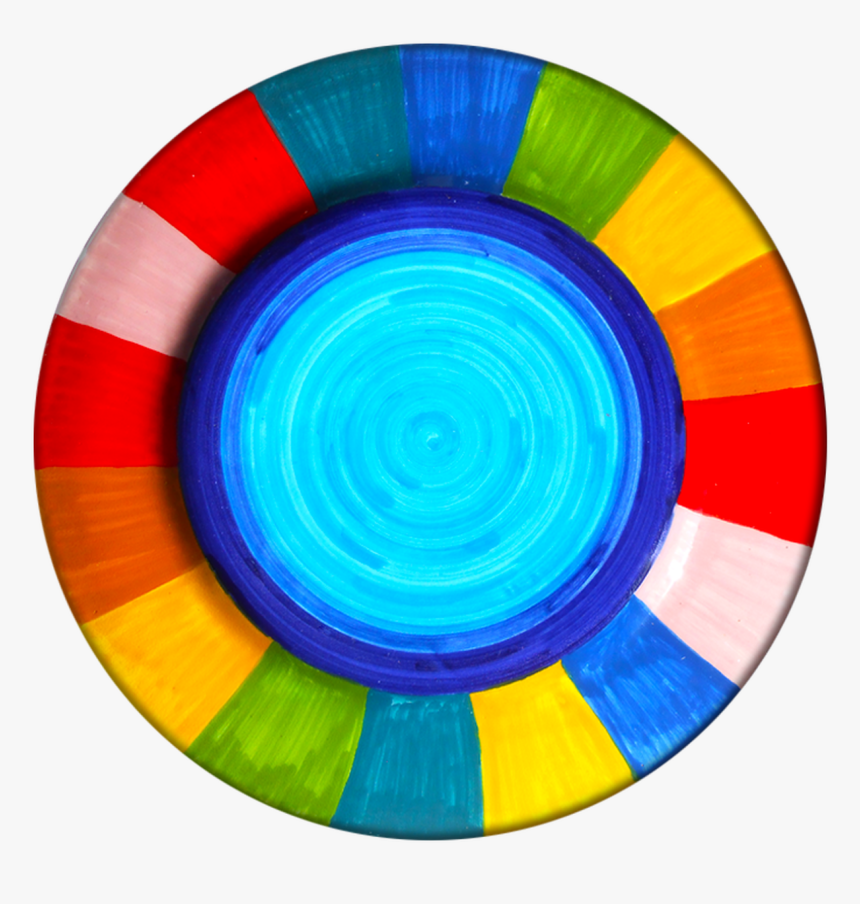 Dinner Plate Rainbow - Circle, HD Png Download