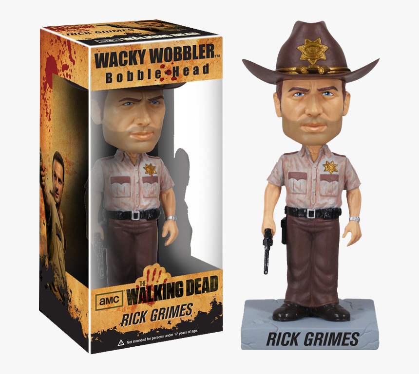 Walking Dead Rick Grimes Bobble Head, HD Png Download