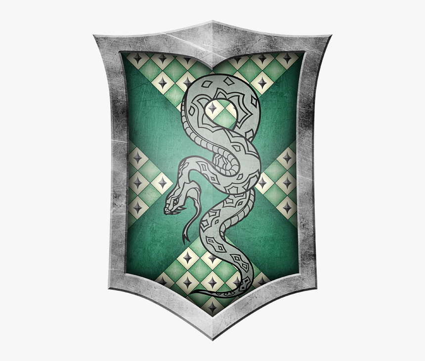 Slytherin Crest Transparent Flag, HD Png Download