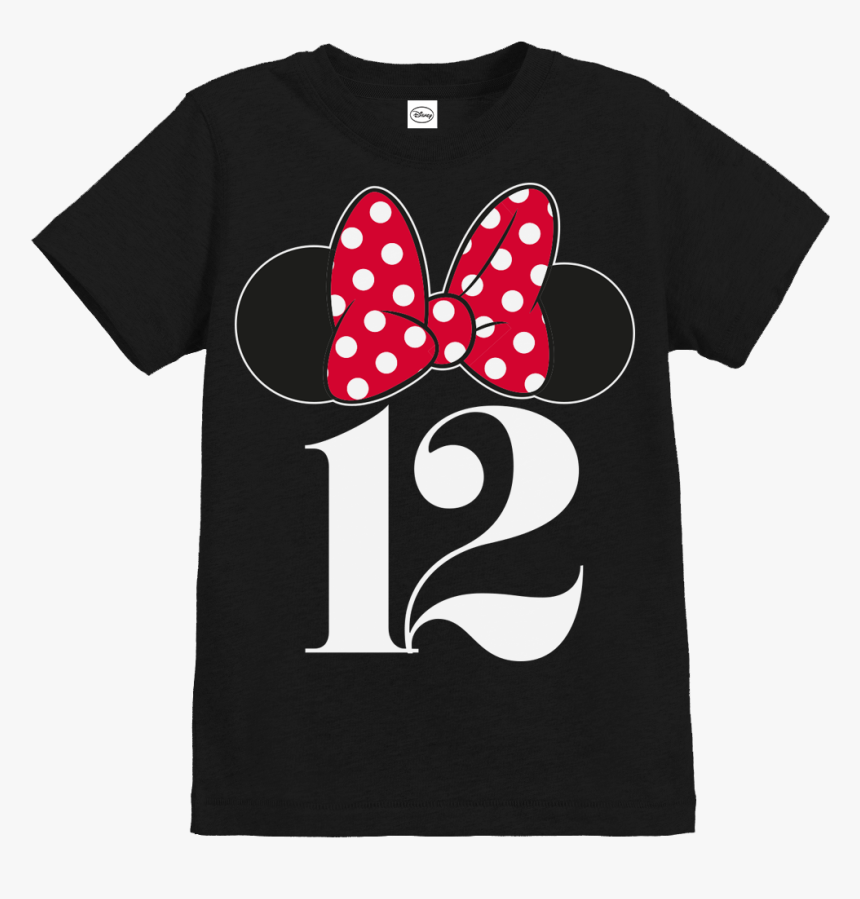 Official Girls Disney Minnie Mouse Bow Ears Birthday - Polka Dot, HD Png Download