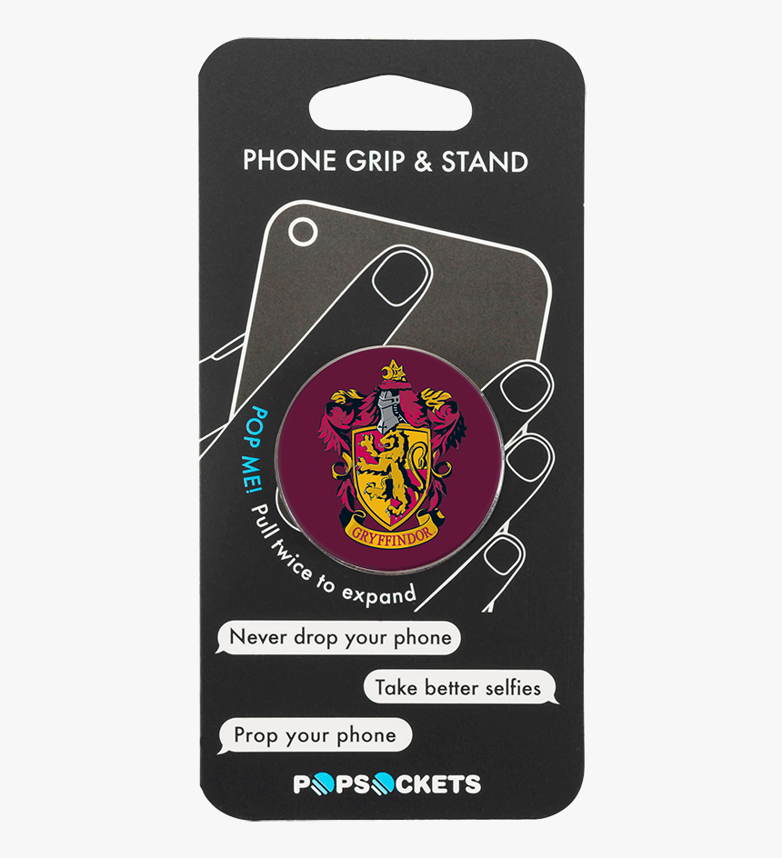 Popsocket Harry Potter Gryffindor Crest Phone Grip - Pop Socket Iron Man, HD Png Download