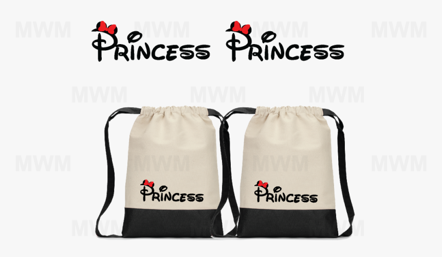 Lgbt Lesbian Matching Couples Cotton Canvas Drawstring - Disney, HD Png Download