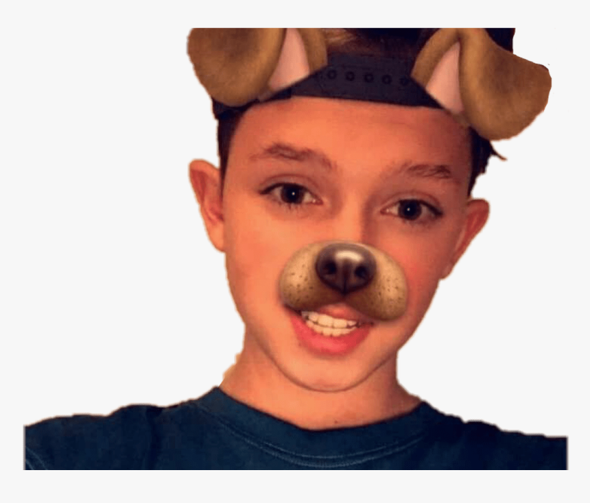 Memories Sticker Jacobsartorius Cute Dogfilter Snap - Cute Snap Filters For Boys, HD Png Download