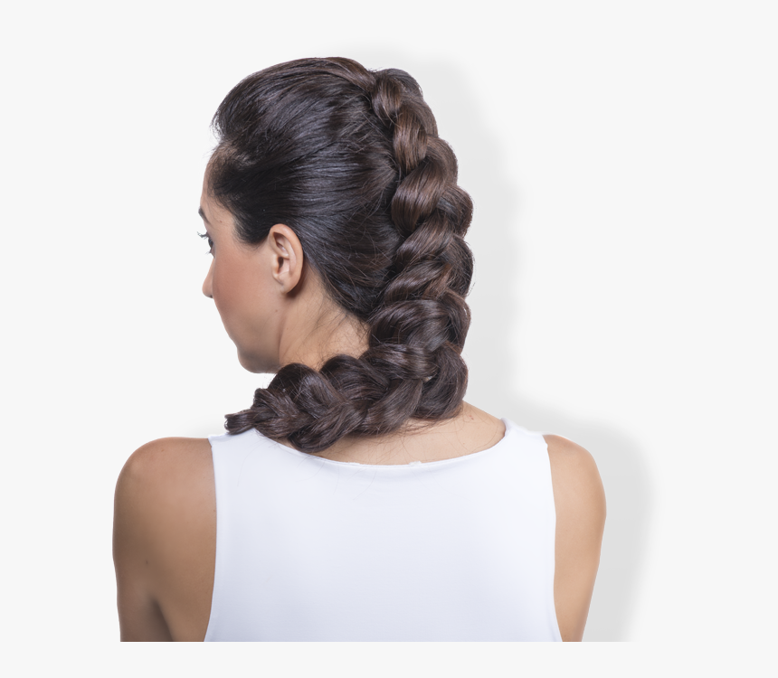 Transparent Braids Png - Ponytail, Png Download