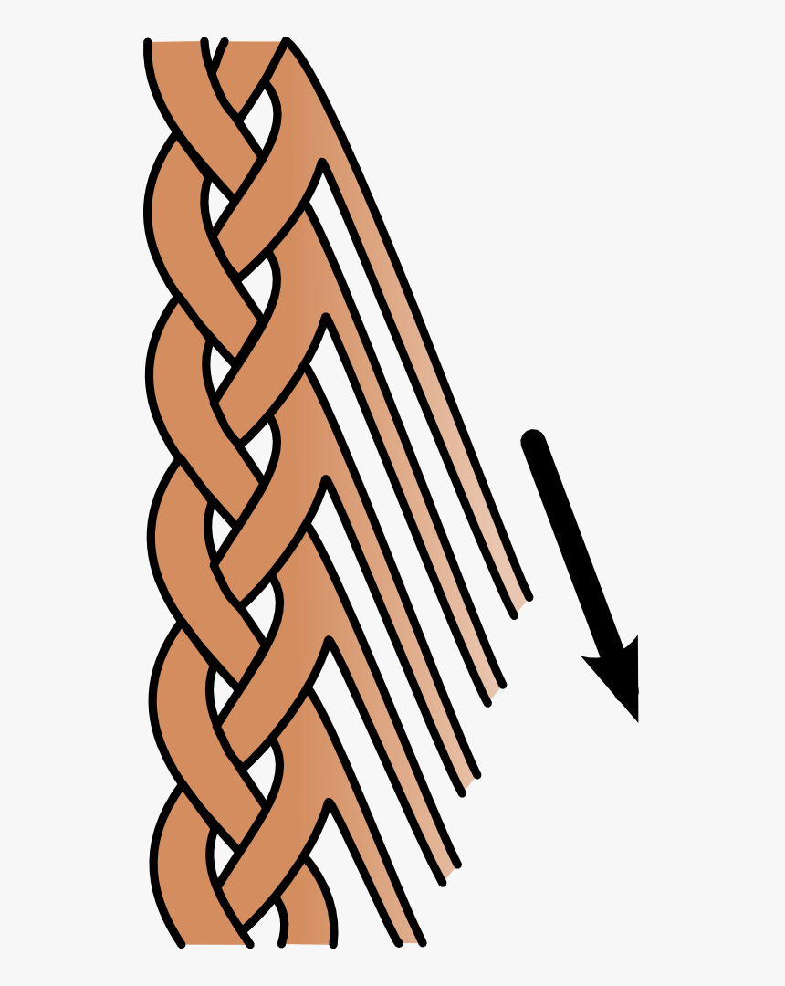Feathered Braid Graphic, HD Png Download