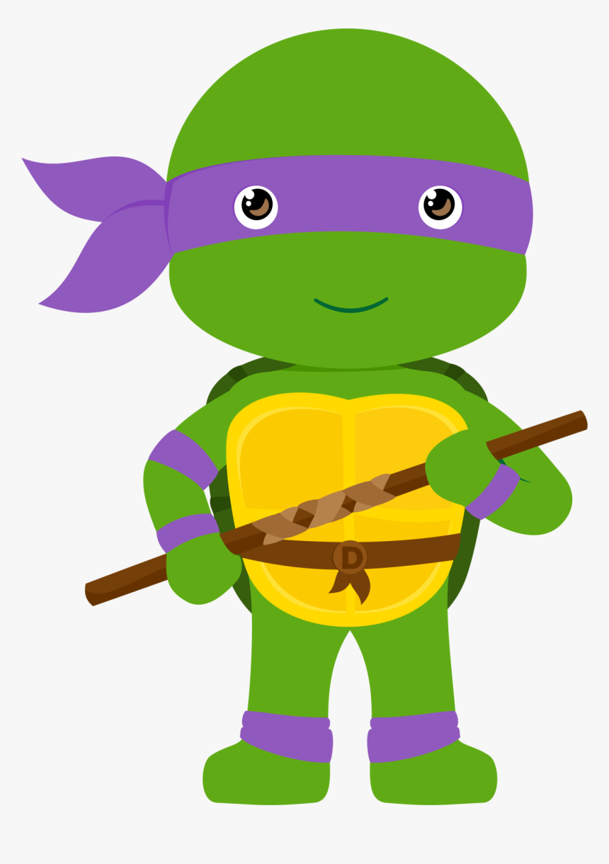 Compartiendo - - Tortugas Ninjas - - Ninja Turtles - Cute Ninja Turtle Clipart, HD Png Download