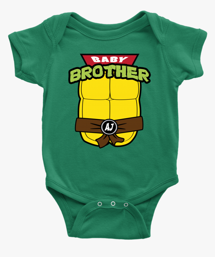 Custom Baby Brother Ninja Turtle Bodysuit - Love My Grampy Onesie, HD Png Download