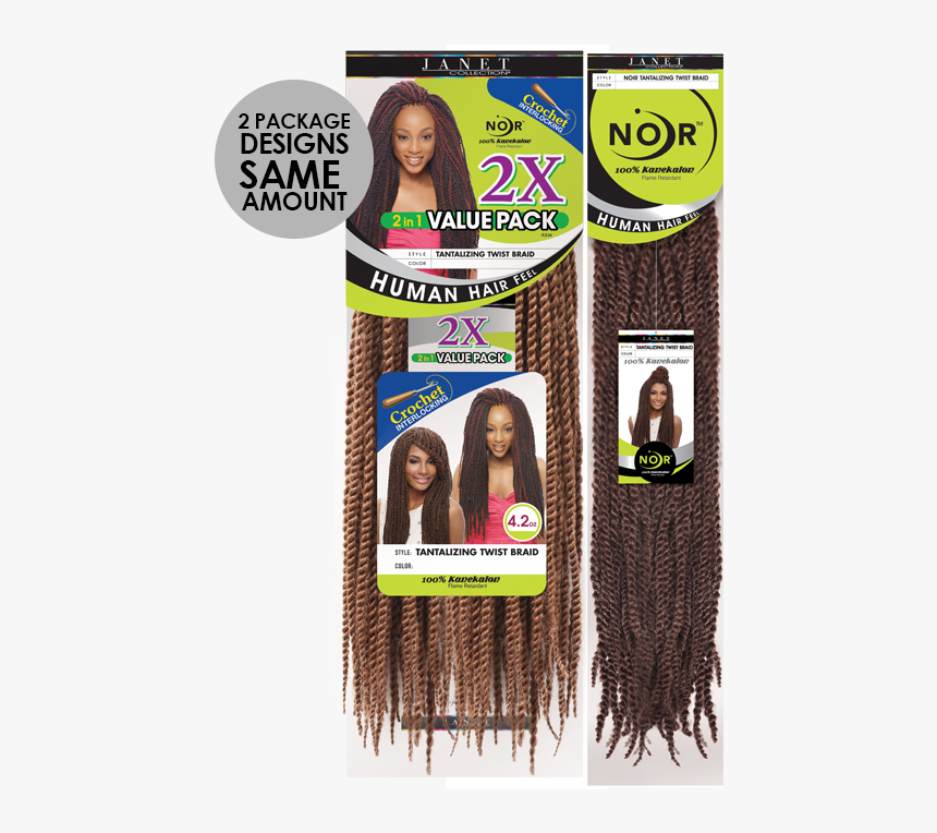 Noir Senegalese Twist Crochet, HD Png Download