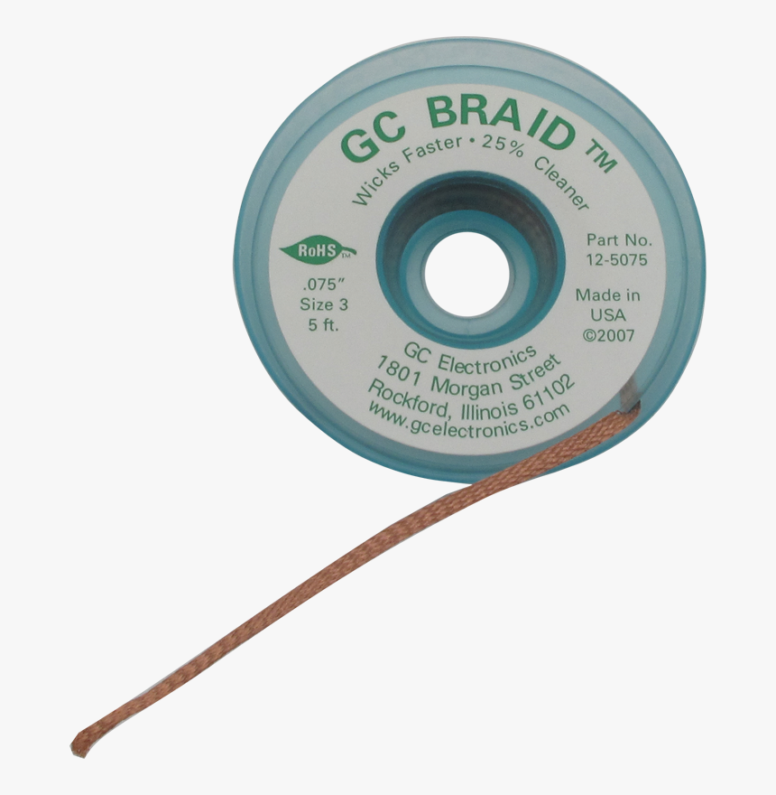Pictured - 0 - 075&quot - Diameter - Gc Braid, HD Png Download