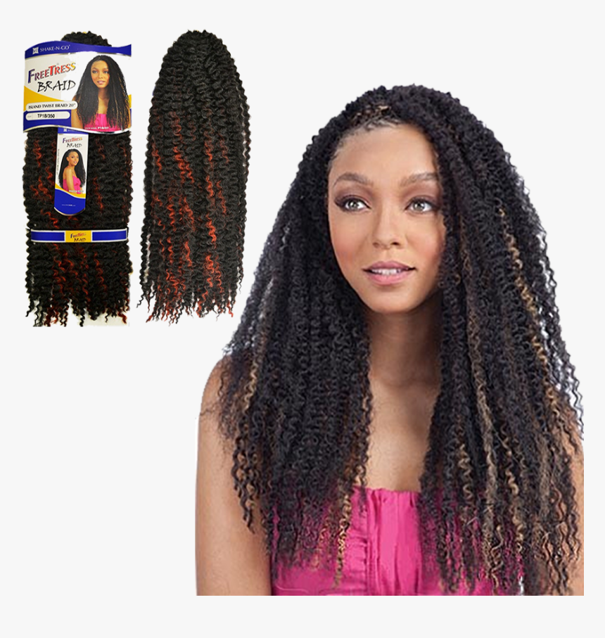 Freetress Braid Island Twist Braid 20″ - Freetress Braid Island Twist Braid 20, HD Png Download
