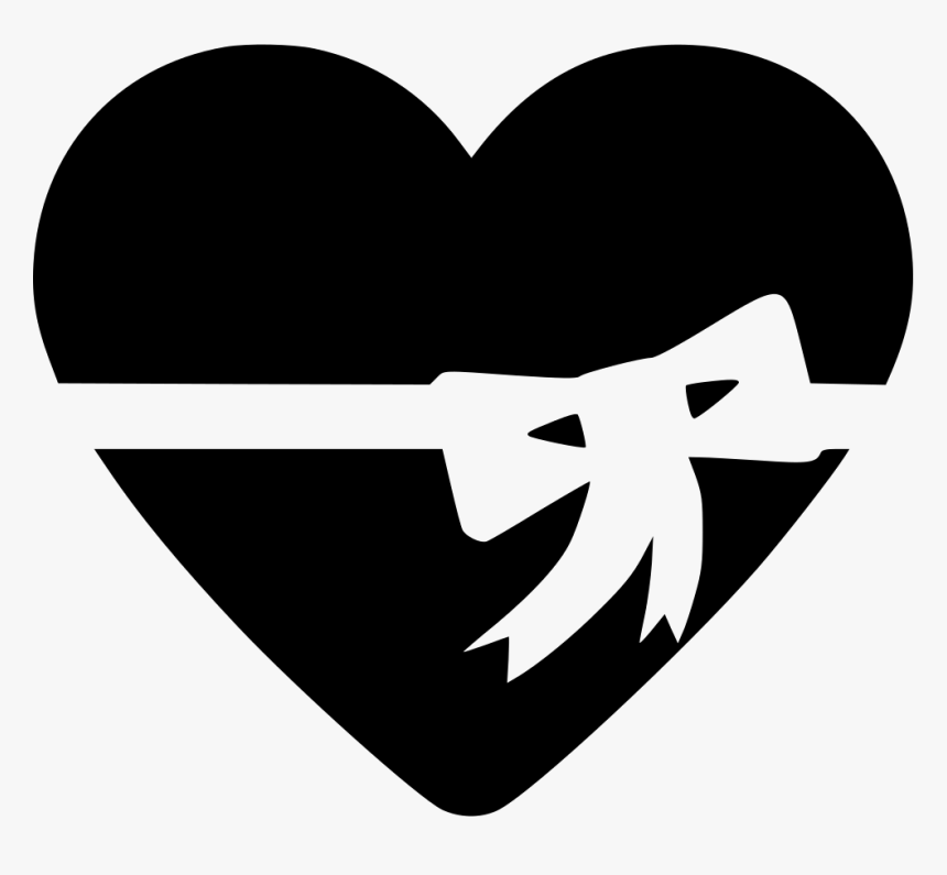 Day Heart Wrapped Bow - Narrative, HD Png Download