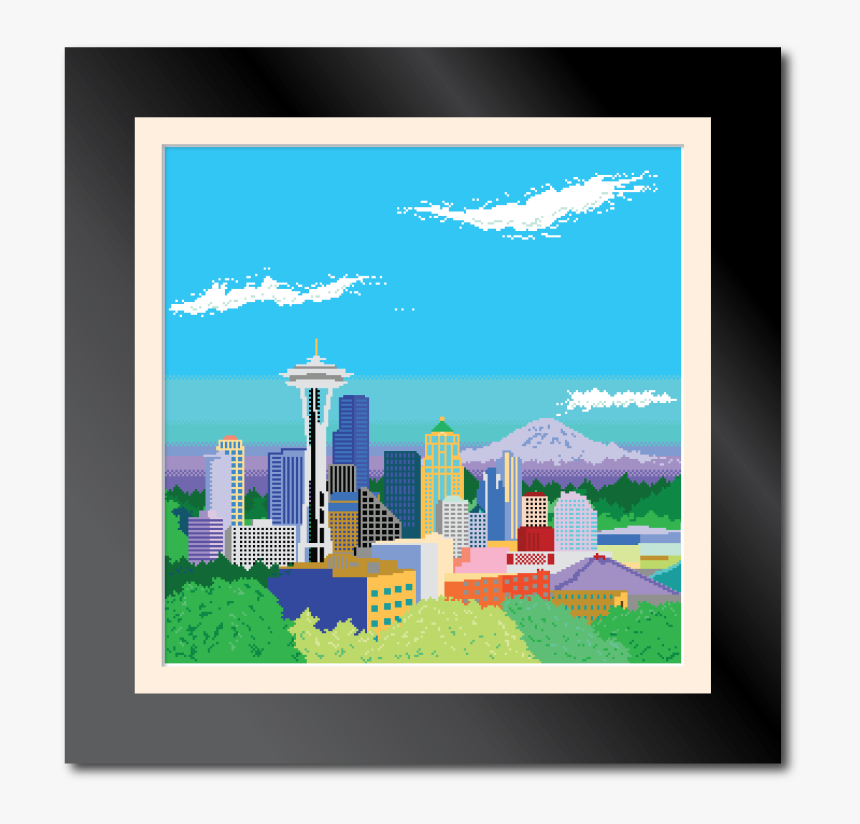 8 Bit Seattle, HD Png Download