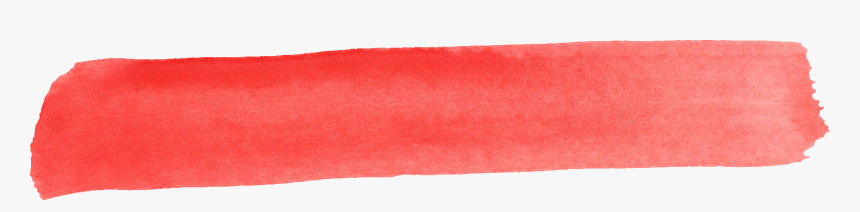 37 Red Watercolor Brush Stroke Vol - Leather, HD Png Download