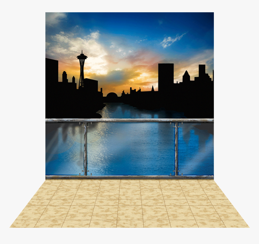 3 Dimensional View Of - Skyline, HD Png Download