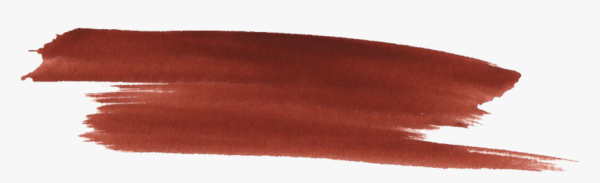 Transparent Watercolor Brush Strokes Png - Maroon Brush Stroke Png, Png Download