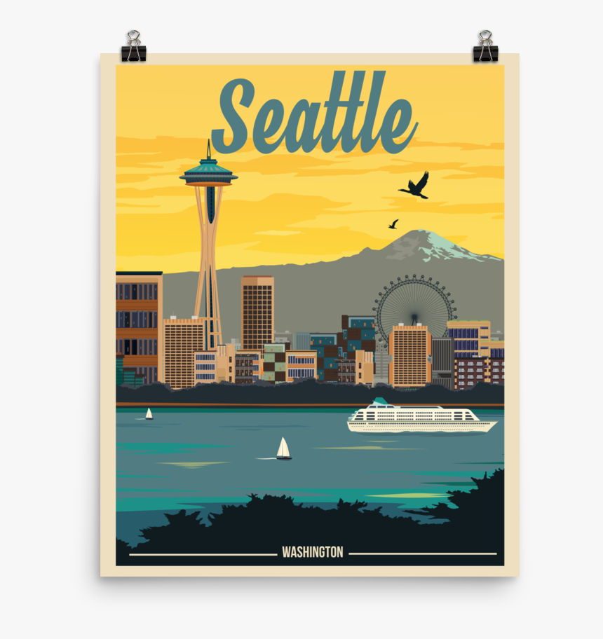 Seattle Poster, HD Png Download