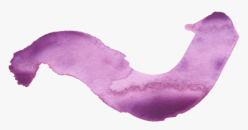 15 Maroon Purple Watercolor Brush Stroke Png Transparent - Watercolor Paint, Png Download