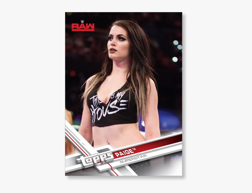 Paige 2017 Topps Wwe Base Cards Poster - Aadi Lagna Patrika, HD Png Download