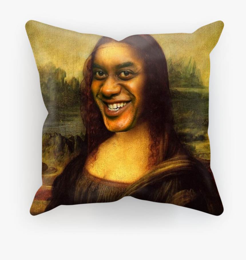 Ainsley Harriott As The Mona Lisa ﻿sublimation Cushion - Ainsley Harriott, HD Png Download