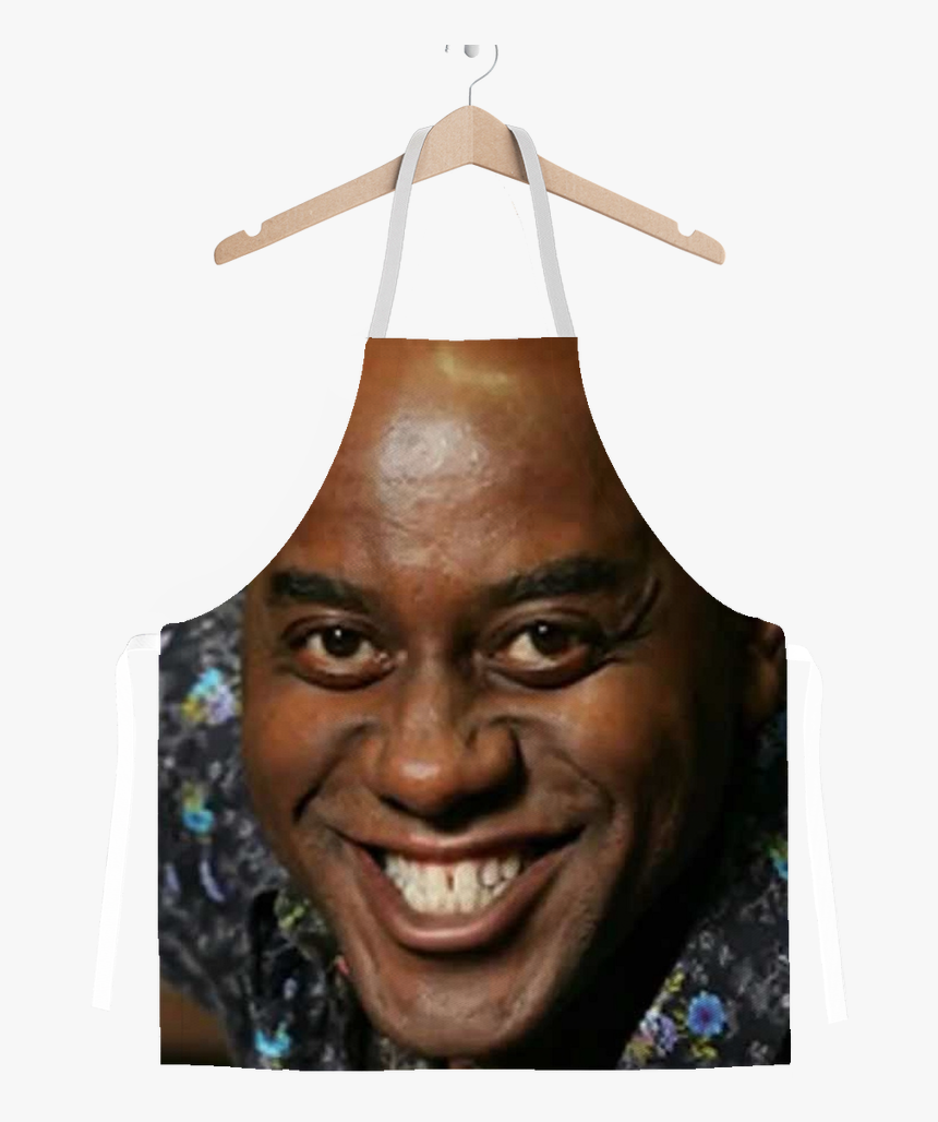 Ainsley Harriott Classic Sublimation Adult Apron - Black Man Rape Face, HD Png Download