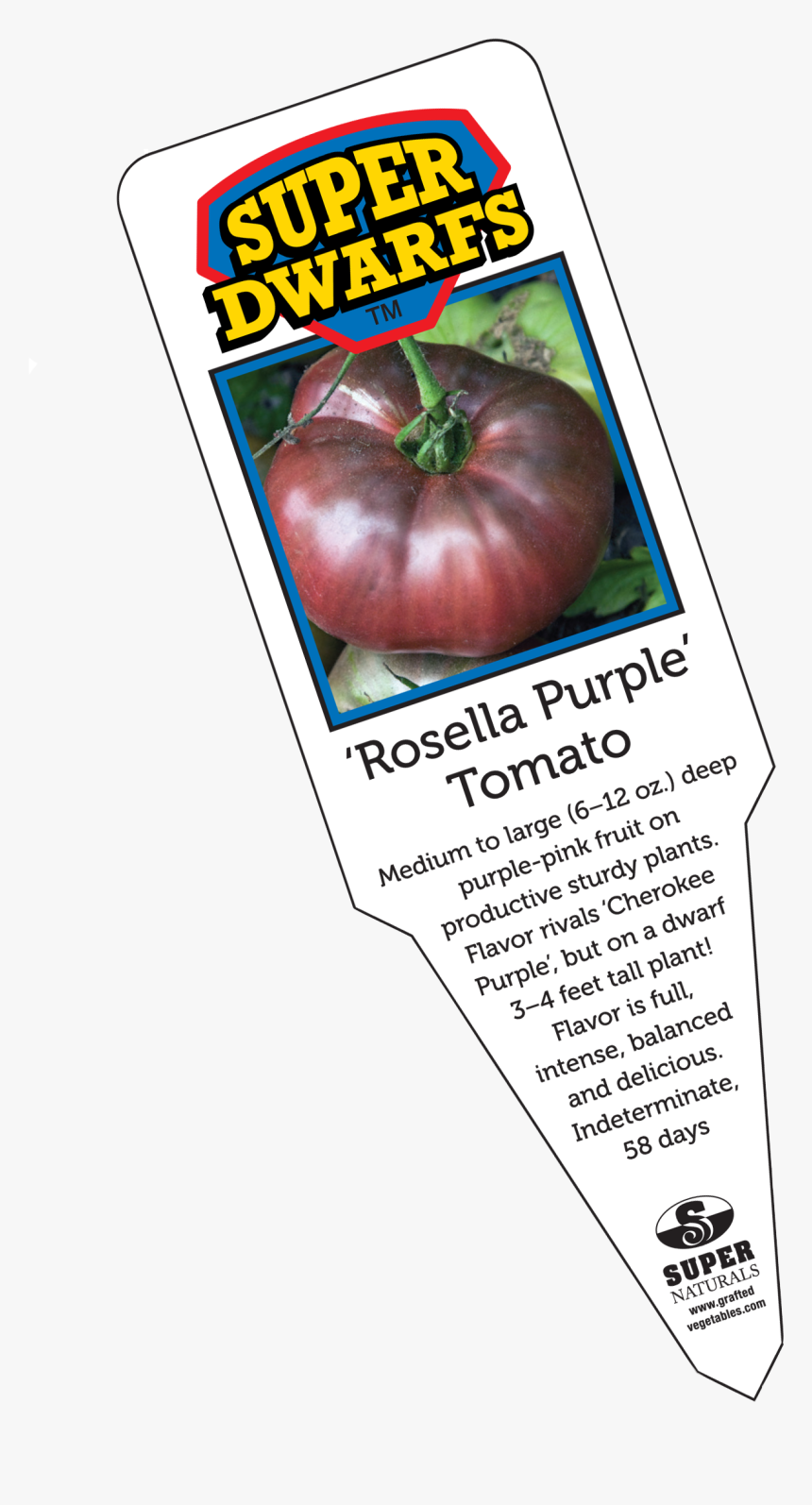 Rosella Purple Tomato Label - Natural Foods, HD Png Download