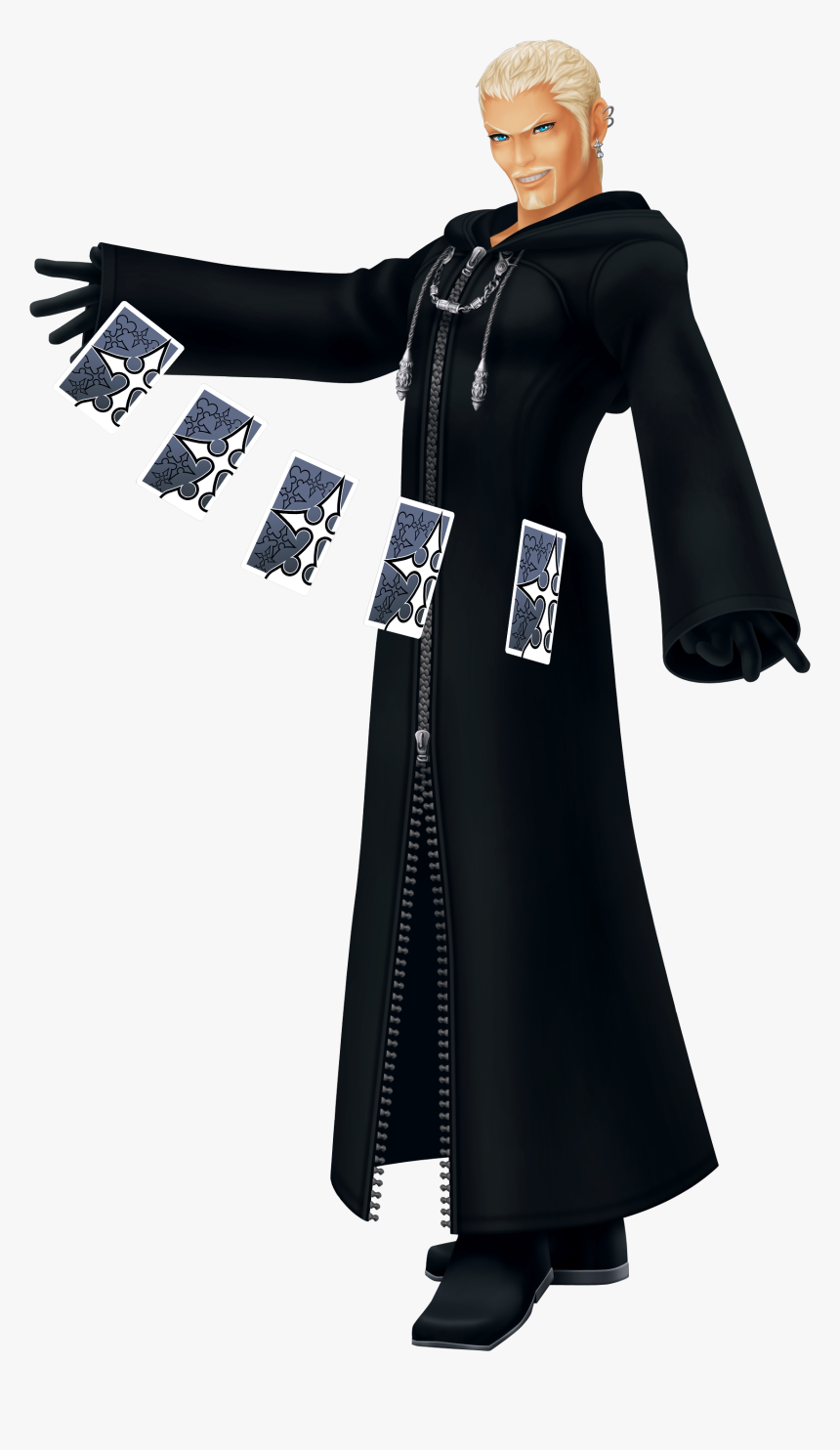Round 1, Battle - Luxord Kingdom Hearts, HD Png Download