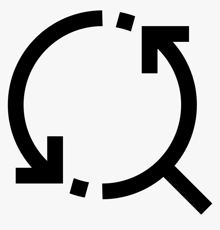 There Are Two Curved Lines With Arrows At One End And Zamena Ikonka Hd Png Download Transparent Png Image Pngitem