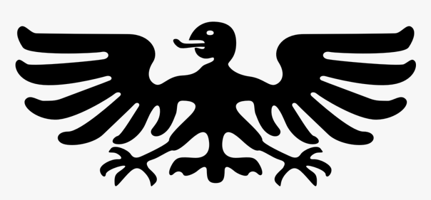 Eagle Bird Silhouette Symbol Wildlife Icon, HD Png Download