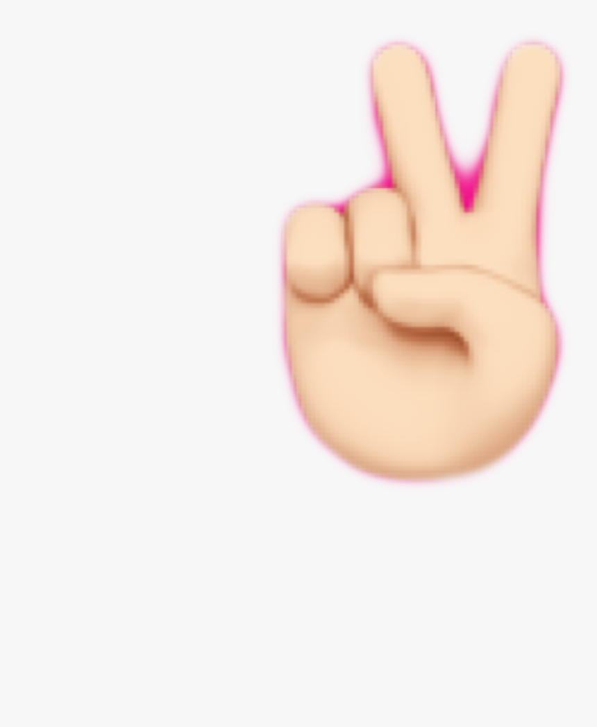 #emoji #peace #allright #good #freetoedit - Sign Language, HD Png Download