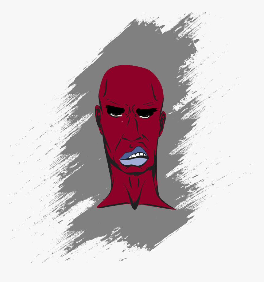 Transparent Angry Man Png - Cartoon Knife With Blood, Png Download