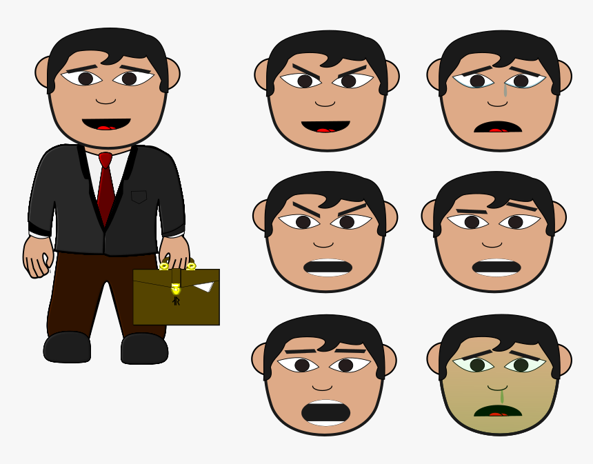 Salary Man - ชุด ทำงาน การ์ตูน, HD Png Download