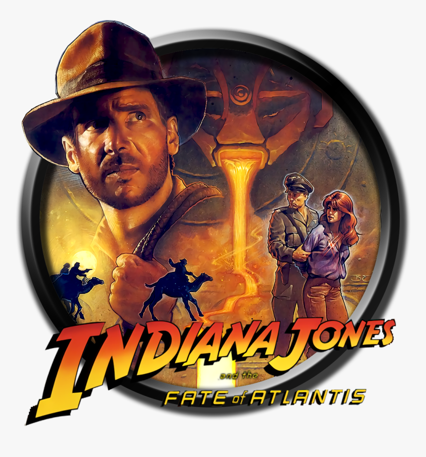 82us5q - Indiana Jones And The Fate Of Atlantis Game Poster, HD Png Download