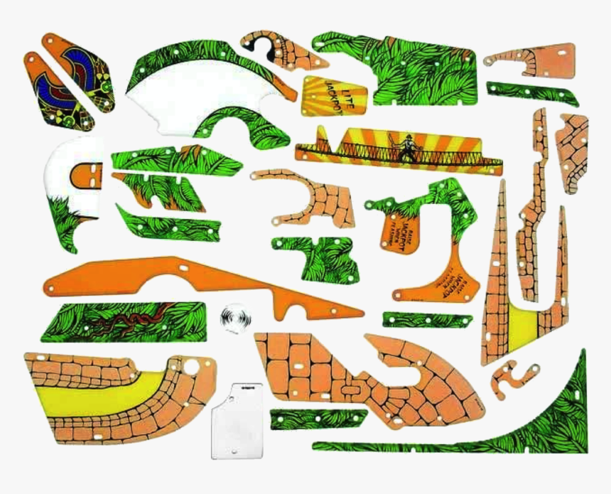 Williams Indiana Jones Pinball Plastic Set - Tree, HD Png Download