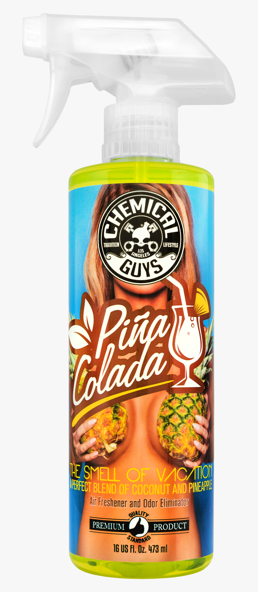 Pina Colada Scent Air Freshener - Chemical Guys Pina Colada Scent, HD Png Download