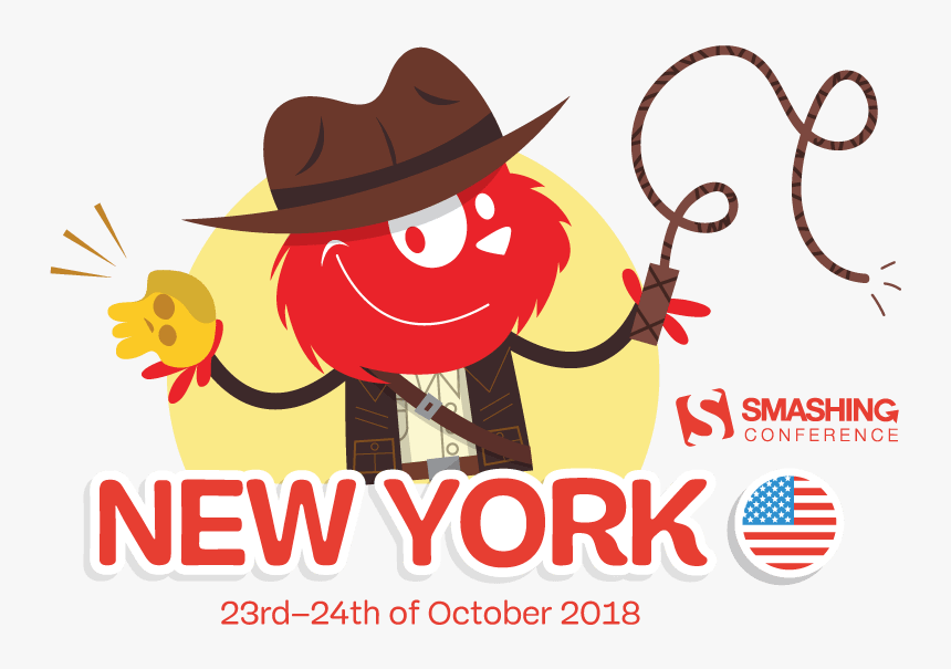 Hat Svg Indiana Jones - Smashing Conference 2018 New York, HD Png Download