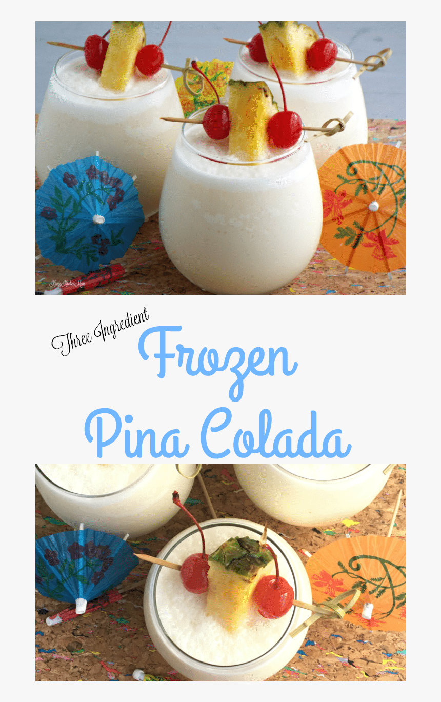 Three Ingredient Frozen Pina Colada - Frozen Pina Colada, HD Png Download