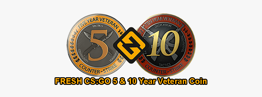 Fresh Csgo 5 & 10 Year Veteran Coin Accounts - Good Life Recordings, HD Png Download
