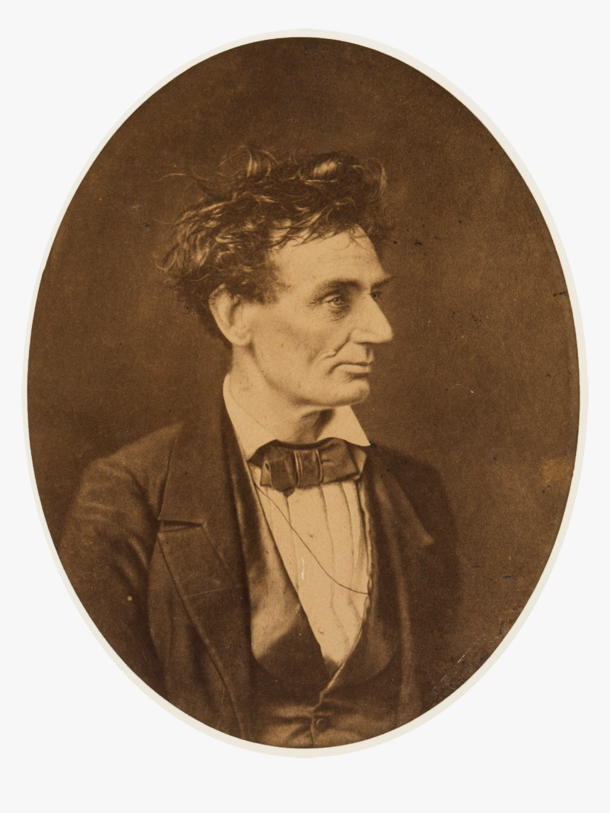 Abraham Lincoln O-2 By Hesler, 1857 - Abraham Lincoln Crazy Hair, HD Png Download
