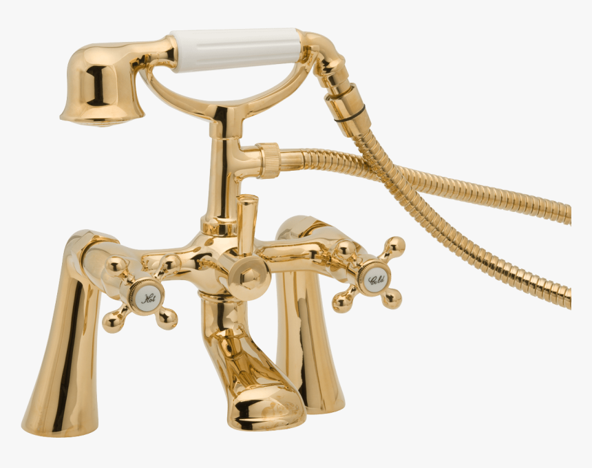 Gold Shower Mixer - Shower Mixer Png, Transparent Png