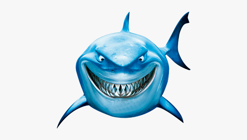 Clipart Mouth Great White Shark - Shark From Finding Nemo Transparent, HD Png Download