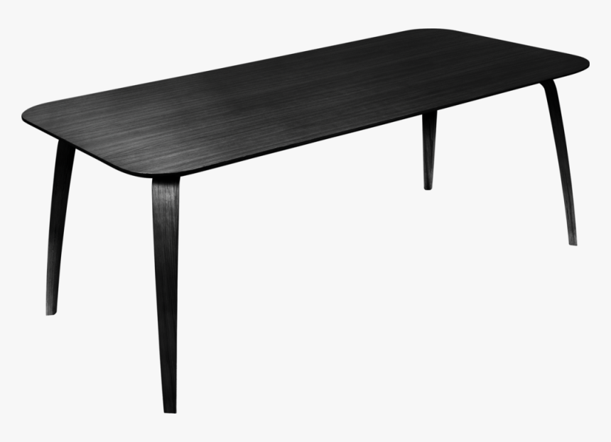 Transparent White Table Png - Gubi Dining Table Rectangular, Png Download