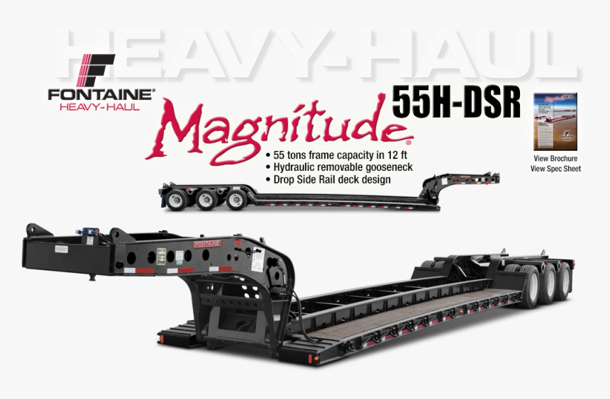 Drop Side Rail Trailer, HD Png Download