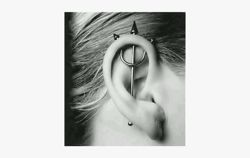 Trident Ear Piercing, HD Png Download