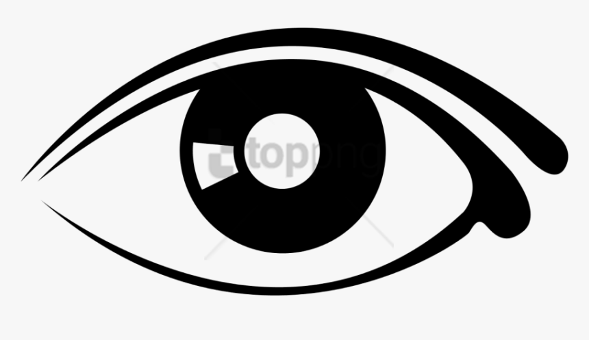 Free Png Eye Png Image With Transparent Background - Eye Clipart Black And White, Png Download