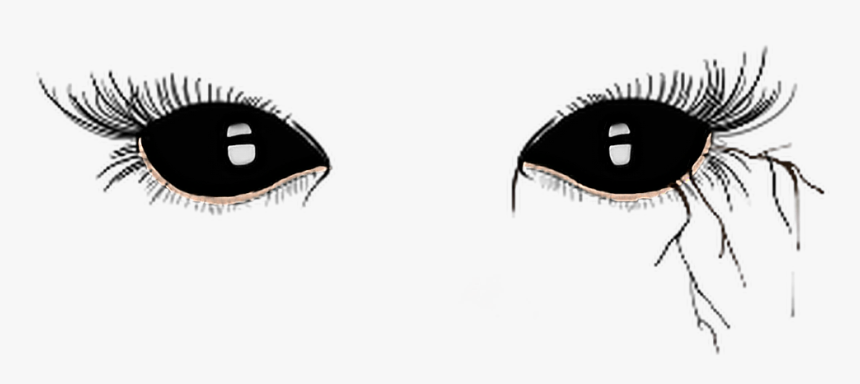 #ojos #dark #blackandwhite #horror #terror #haloween - Demon Eyes Transparent Background, HD Png Download