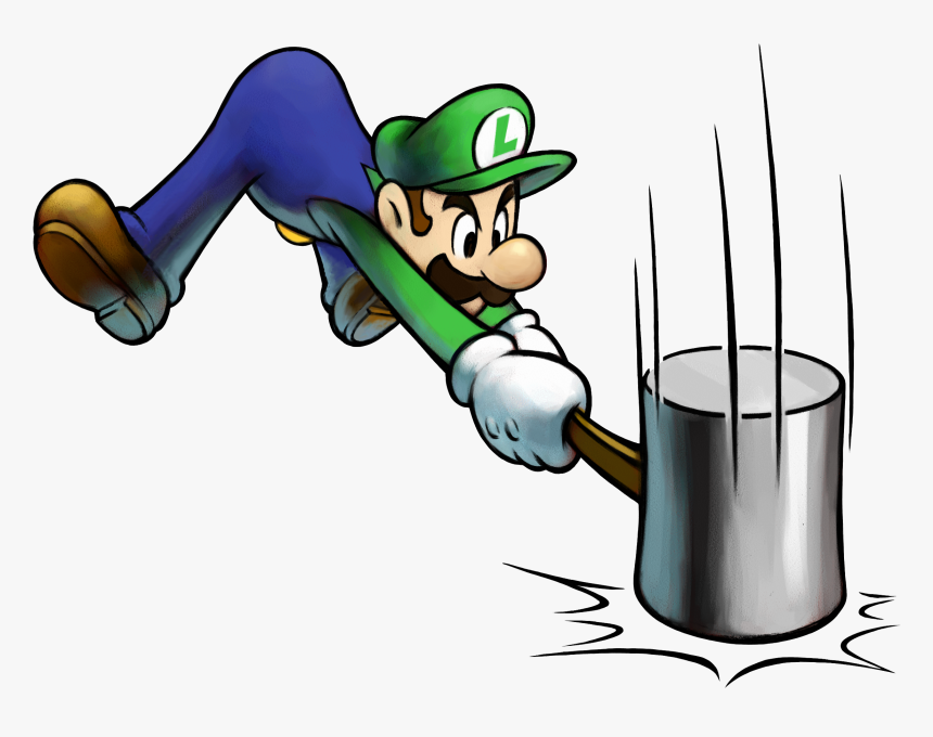 Mario And Luigi Hammer, HD Png Download