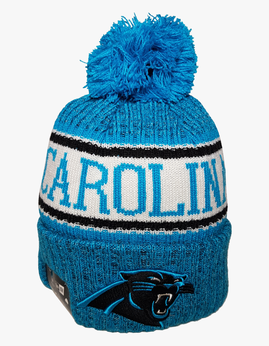 Carolina Panthers Nfl 18 Sideline Pom Toque More Than - Carolina Panthers, HD Png Download